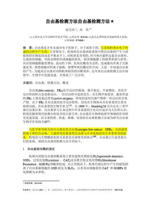 自由基的检测