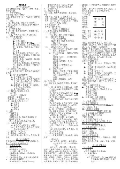实用礼仪