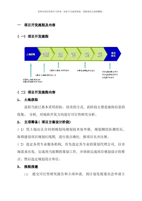 项目开发流程样本