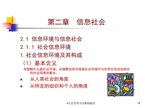 信息管理导论R第02章课件