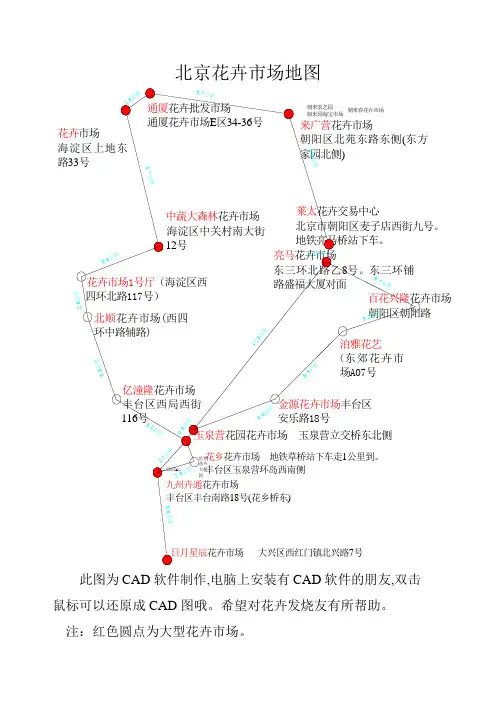 北京花卉市场地图