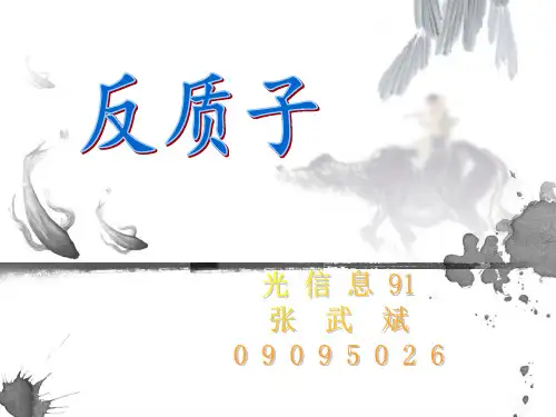 大学物理反质子 讲座