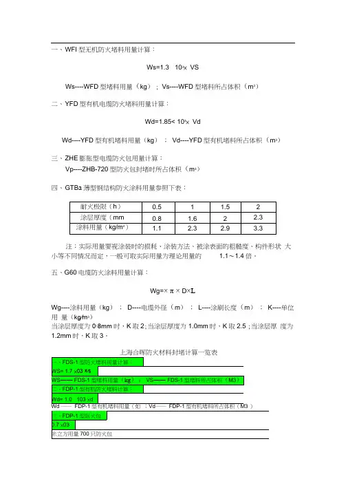 防火堵料的计算方法.docx