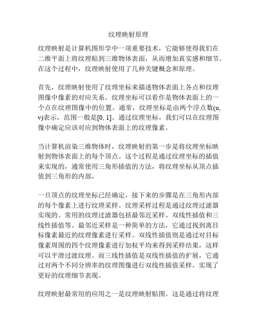 纹理映射原理