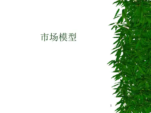 市场模型ppt课件