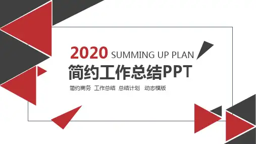 年度经营分析工作汇报PPT