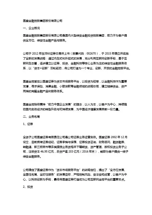 国盛金控集团