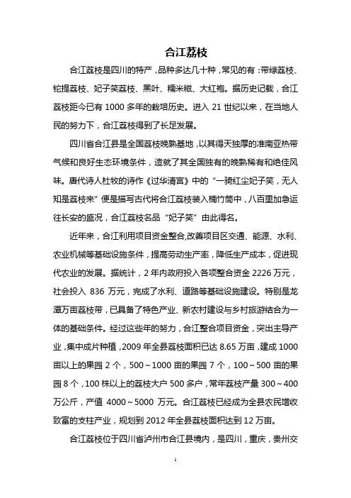 合江荔枝