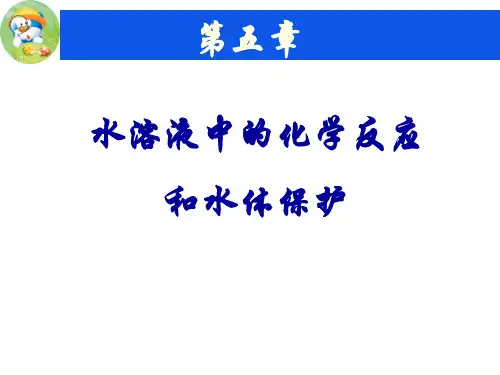 工程化学教程 第五章 水溶液中的化学反应和水体保护