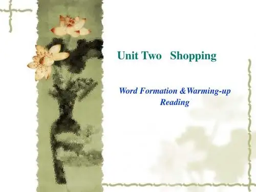 语文版中职英语(基础模块 下册)Unit 2《Shopping》ppt课件3