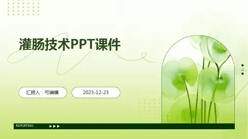灌肠技术ppt课件