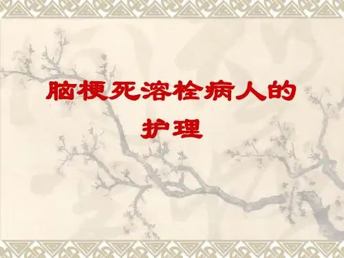 脑梗死溶栓护理(疾病查房)