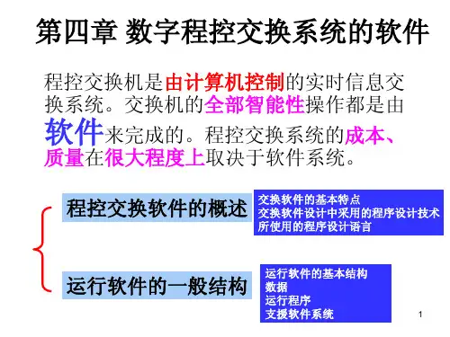 第四章_程控数字交换系统的软件