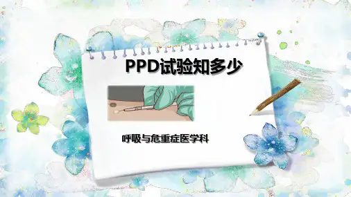 PPD试验小讲课PPT