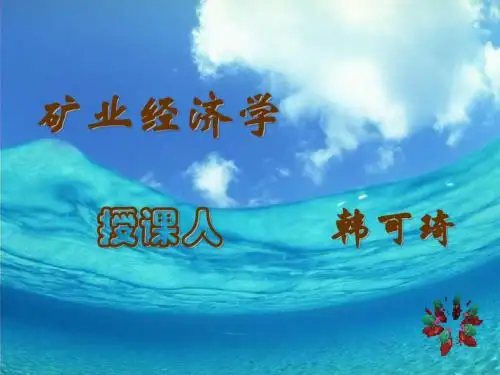 矿产资源税费管理ppt课件