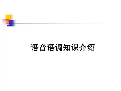 英语语音语调简明教程