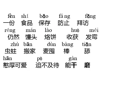 三袋麦子教案及课件