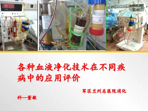 血液净化技术(包括人工肝技术)