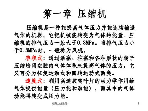 往复式压缩机