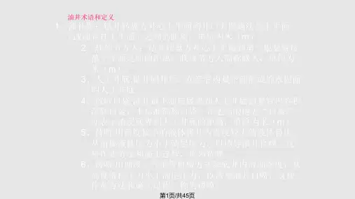 油田井下作业技术油井类PPT课件