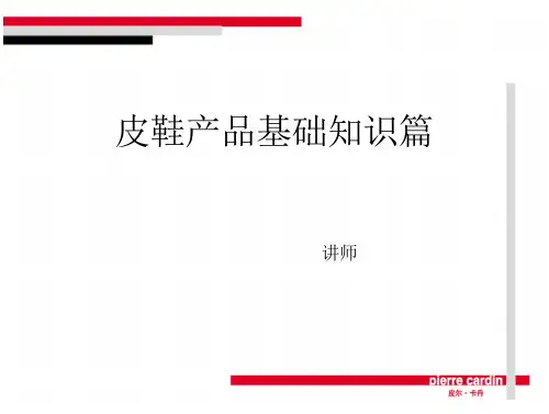 皮鞋基础知识(修正版)