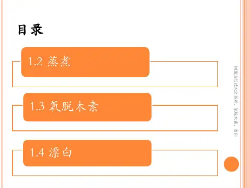制浆造纸技术之蒸煮、氧脱木素、漂白