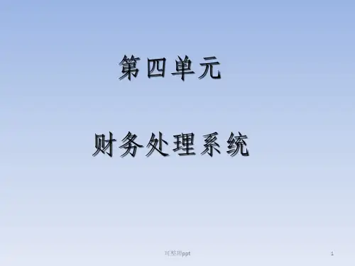《财务处理系统》PPT课件 (2)