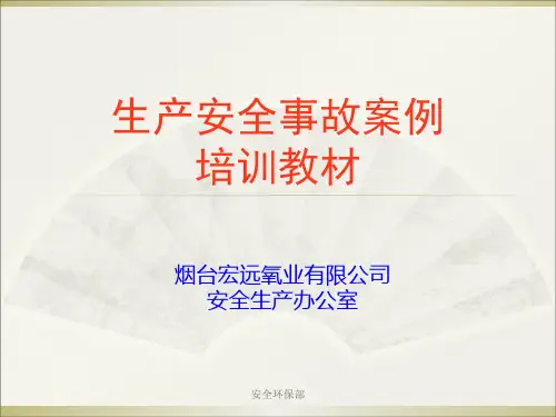 最新2019-生产安全事故案例培训教材-PPT课件