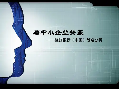 渣打银行战略分析ppt课件