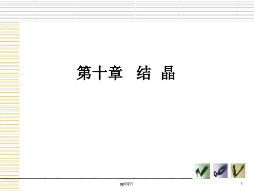 结晶方法和结晶器  ppt课件