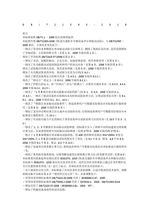 轨道交通 机车车辆设备 冲击和振动试验