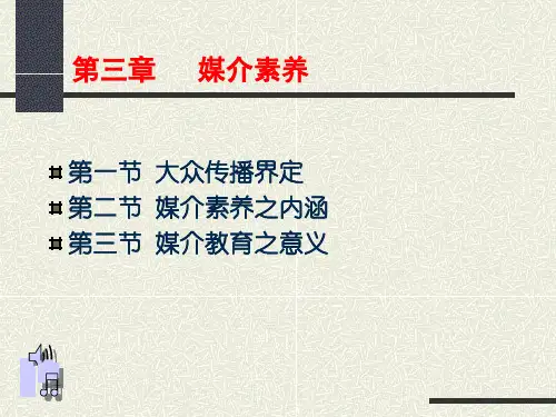 媒介素养(ppt 47页)