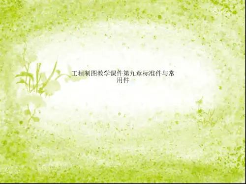 工程制图教学课件第九章标准件与常用件