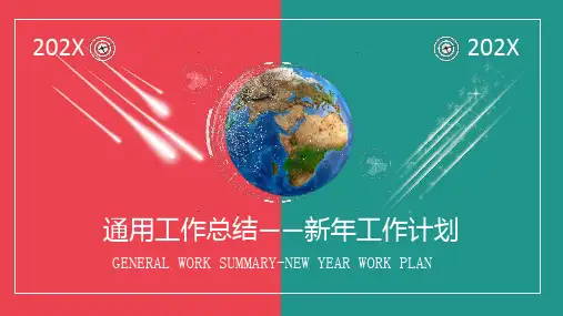 商务风简约通用年工作终总结计划PPT模板