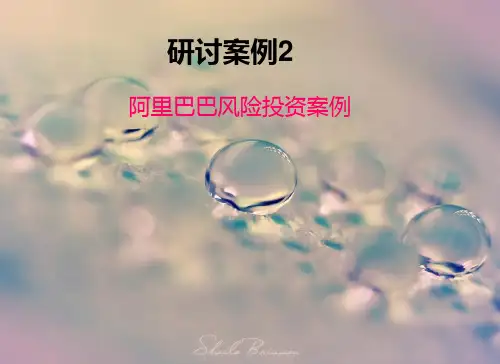 风险投资之阿里巴巴