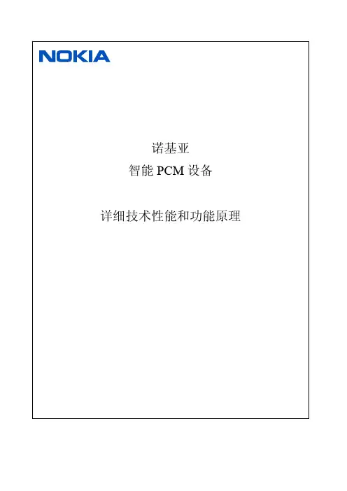 PCM DM 技术性能和功能原理
