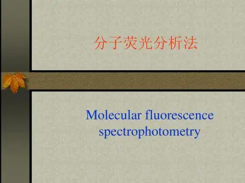 分子荧光分析法