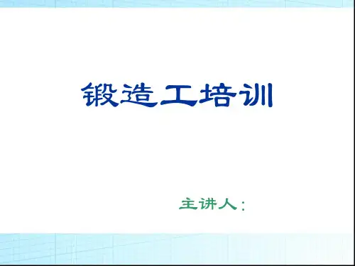 锻造工培训