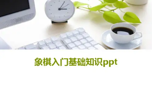 象棋入门基础知识ppt