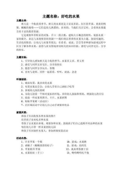 37-主题名称_好吃的水果