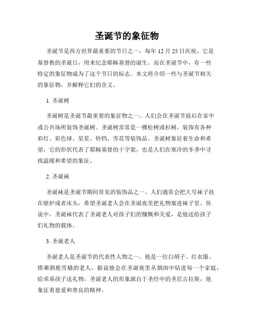 圣诞节的象征物