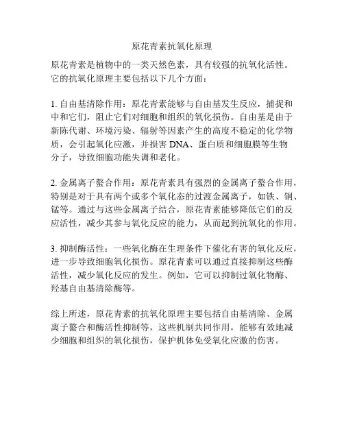 原花青素抗氧化原理