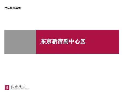 世联_日本东京新宿副中心区区域发展规划案例研究报告