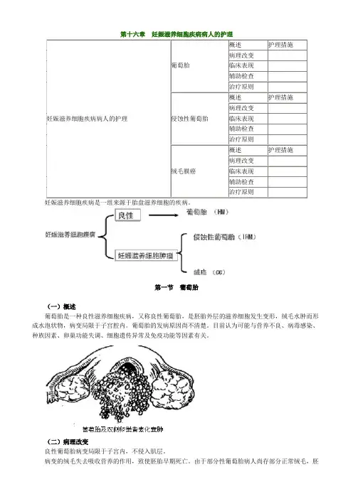 妊娠滋养细胞疾病病人的护理