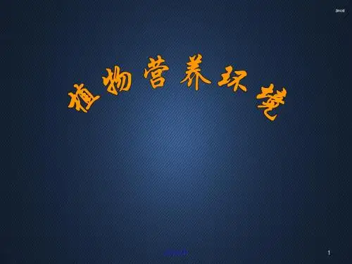 植物营养环境--钙镁磷肥的性质及应用 PPT课件
