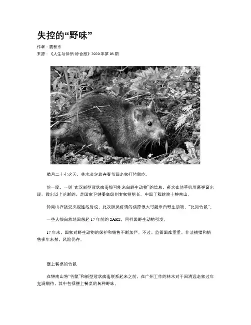 失控的“野味” 