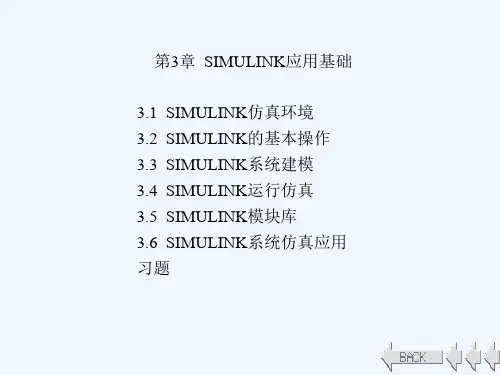 MATLAB-SIMULINK讲解完整版
