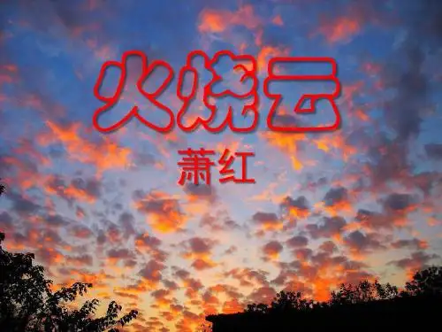 《火烧云》PPT实用课件2