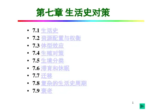 生态学生活史对策2