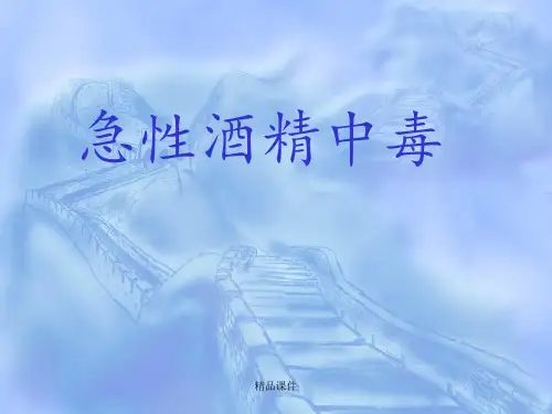 酒精中毒ppt课件